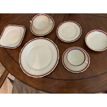 661-6548 Footed Cream Soup Bowl & Saucer Set