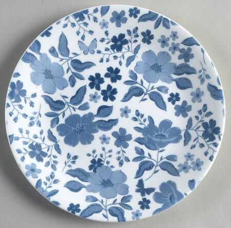 Evie Blue Salad Plate