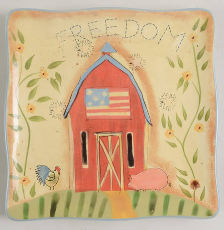 CKB23 Square Salad Plate