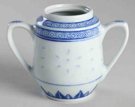 Rice Flower Sugar Bowl No Lid