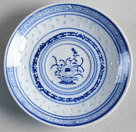 Rice Flower Saucer for Flat Cup
