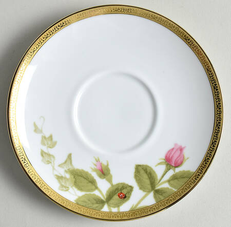 Rose Buffet Gold Saucer