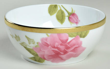Fashion Buffet-Floral (Gold) Coupe Cereal Bowl