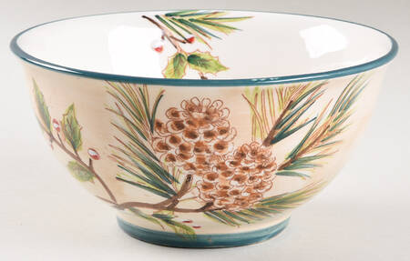 Pinecones Soup/Cereal Bowl