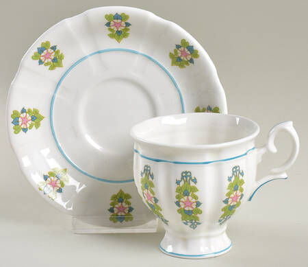 Victoria Regina Footed Cup & Saucer Set