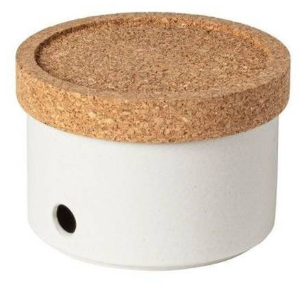 Redonda White Garlic Keeper & Lid