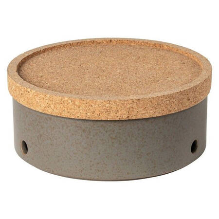 Redonda Oak (Brown) Onion Jar & Lid