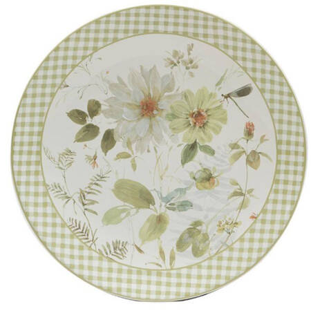 Green Fields Dinner Plate