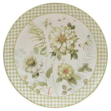 Green Fields Dinner Plate
