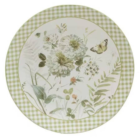 Green Fields Dinner Plate