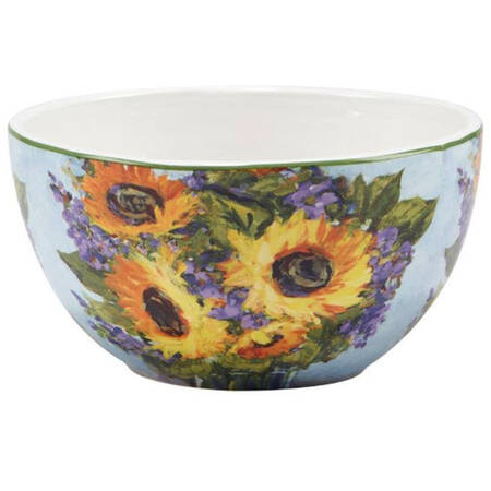 Sunflower Bouquet Individual Ice Cream/Dip Bowl