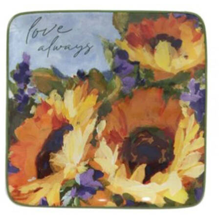 Sunflower Bouquet Canape Plate