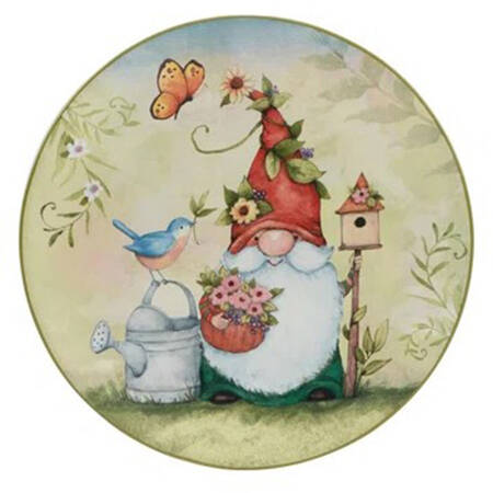 Garden Gnomes Salad/Dessert Plate