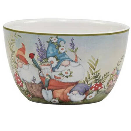 Garden Gnomes Individual Ice Cream/Dip Bowl