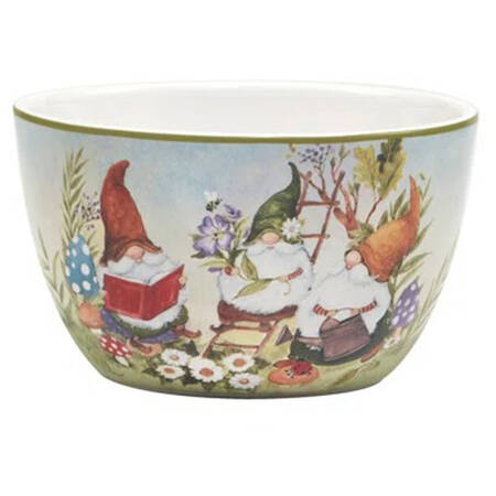 Garden Gnomes Individual Ice Cream/Dip Bowl