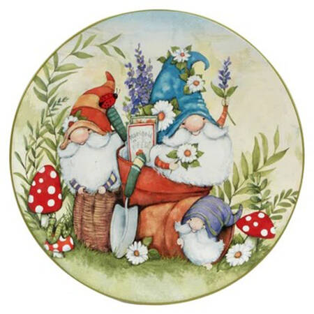 Garden Gnomes Dinner Plate