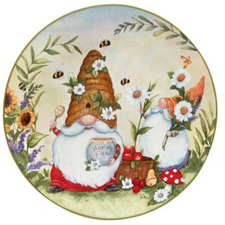 Garden Gnomes Dinner Plate