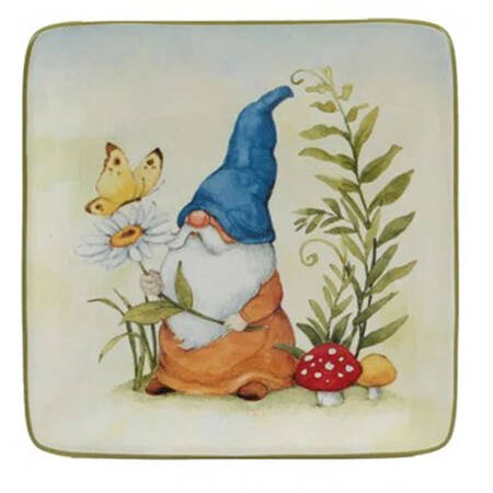 Garden Gnomes Canape Plate