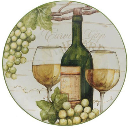 Meadow Brook Vineyard Salad/Dessert Plate
