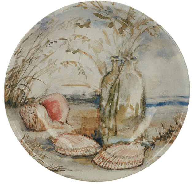 Coastal Landscape 9" Individual Pasta Bowl