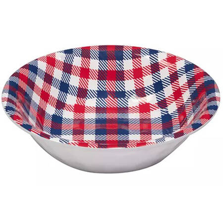 Patriotic Plaid (Melamine) 7" All Purpose Bowl