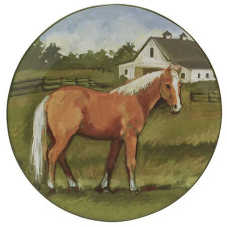 York Stables Dinner Plate