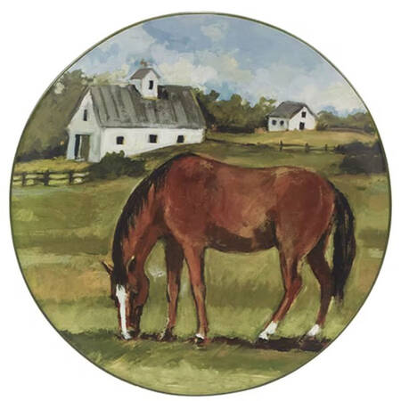 York Stables Dinner Plate