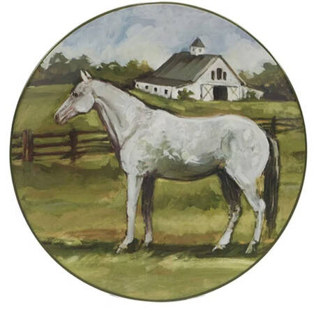York Stables Dinner Plate