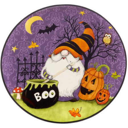 Halloween Gnomes Salad/Dessert Plate