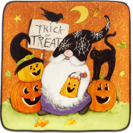 Halloween Gnomes Canape Plate