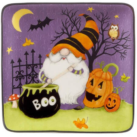 Halloween Gnomes Canape Plate