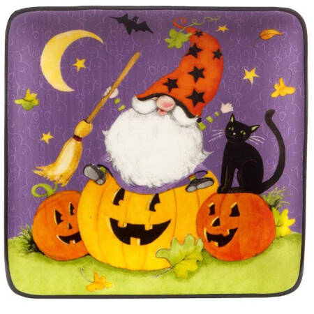 Halloween Gnomes Canape Plate