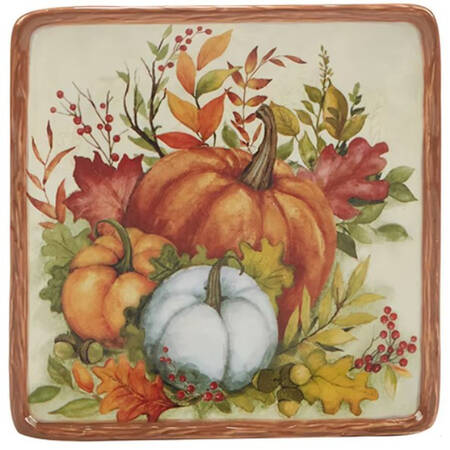 Harvest Blessings Canape Plate