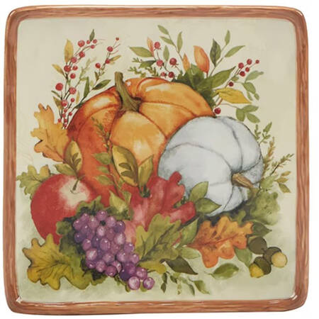 Harvest Blessings Canape Plate
