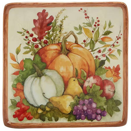 Harvest Blessings Canape Plate