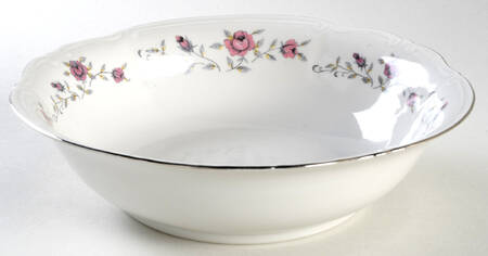 Christine Platinum 8" Round Vegetable Bowl