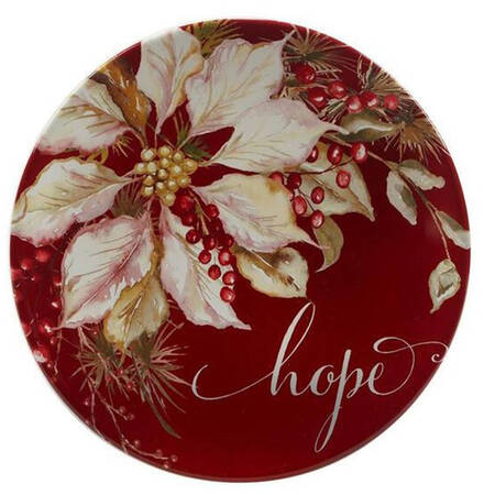 Winter's Joy Salad/Dessert Plate