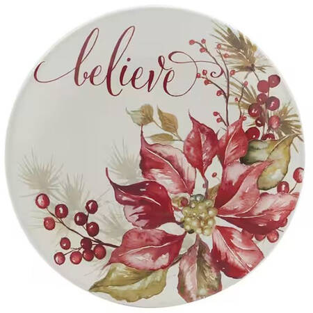 Winter's Joy Salad/Dessert Plate