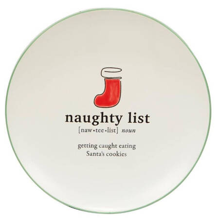 Christmas Fun Green Dessert/Pie Plate