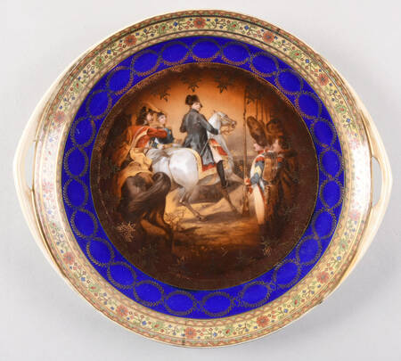 FSM2 Handled Cake Plate