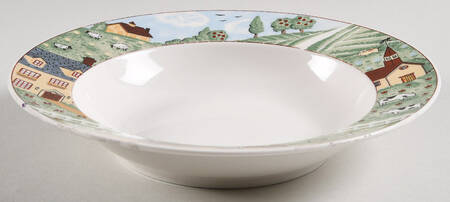 Country Road Rim Soup Bowl