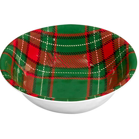 Christmas Plaid (Melamine) 7" All Purpose Bowl