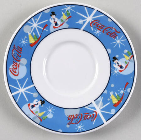 Laughing Snowman Saucer