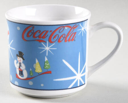 Laughing Snowman Flat Cup