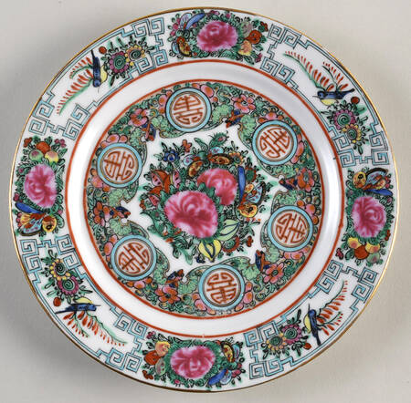 Rose Medallion (No People) Salad Plate