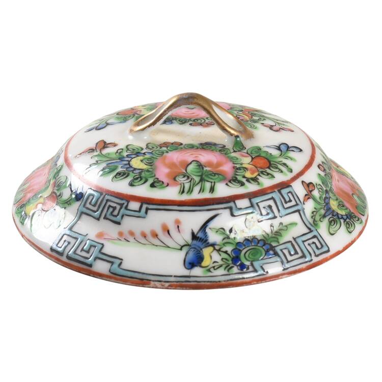 Rose Medallion (No People) Lid for Mini Sugar Bowl