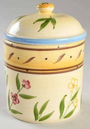 Wildflowers Large Canister & Lid