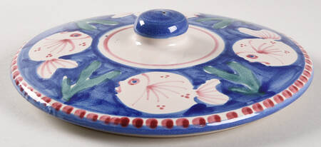 Campagna-Fish (Blue, Red Dots) Lid for Tureen