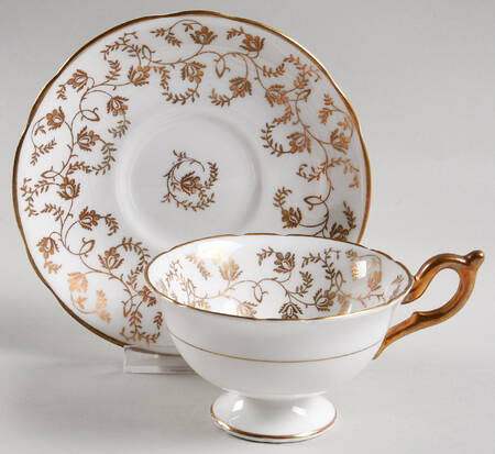 10188 Footed Cup & Saucer Set