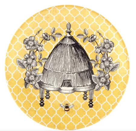 French Bee Salad Plate
